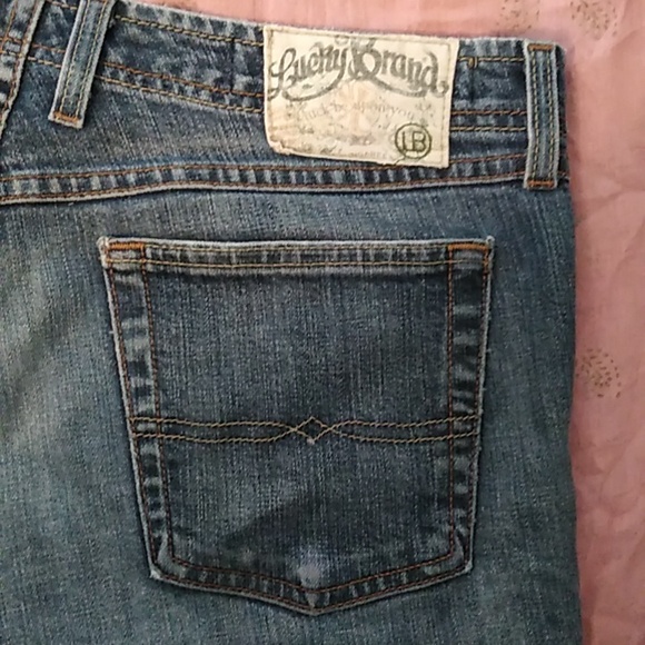 Lucky Brand Wonder Jean Cutoff Short Shorts Mid Rise Midrise Summer Cutoffs 29 8 - Picture 10 of 10